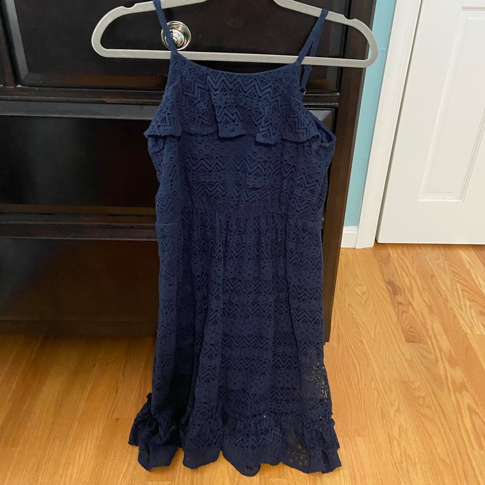 Girl’s navy blue dress